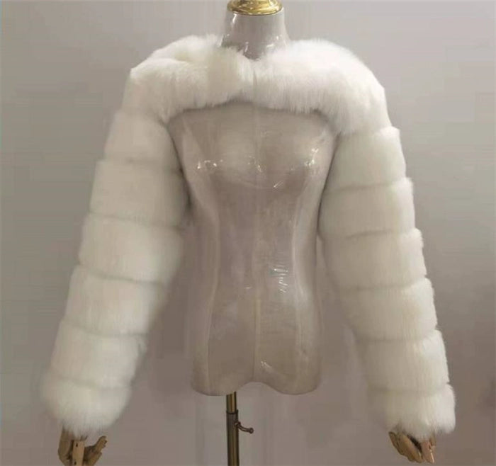 Foreign Cropped Fur Coat