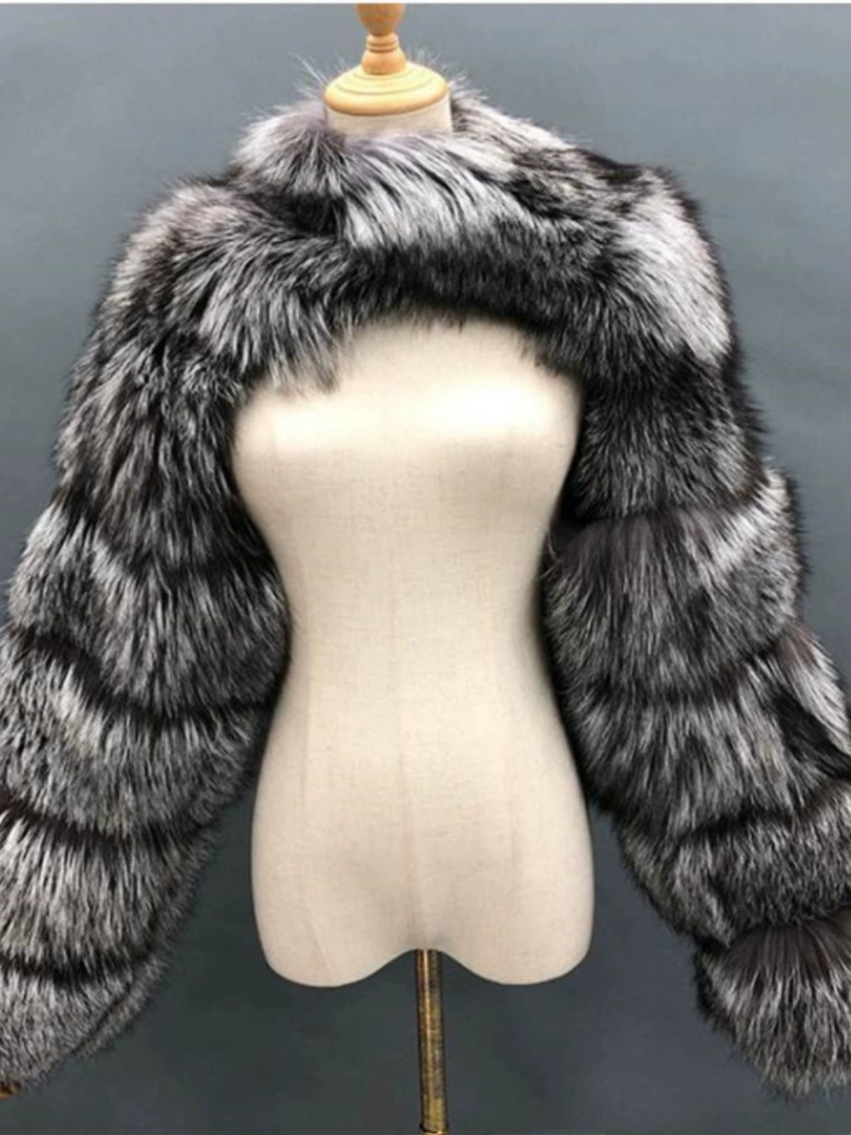 Foreign Cropped Fur Coat