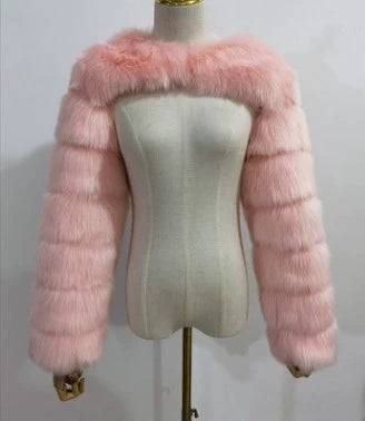 Foreign Cropped Fur Coat