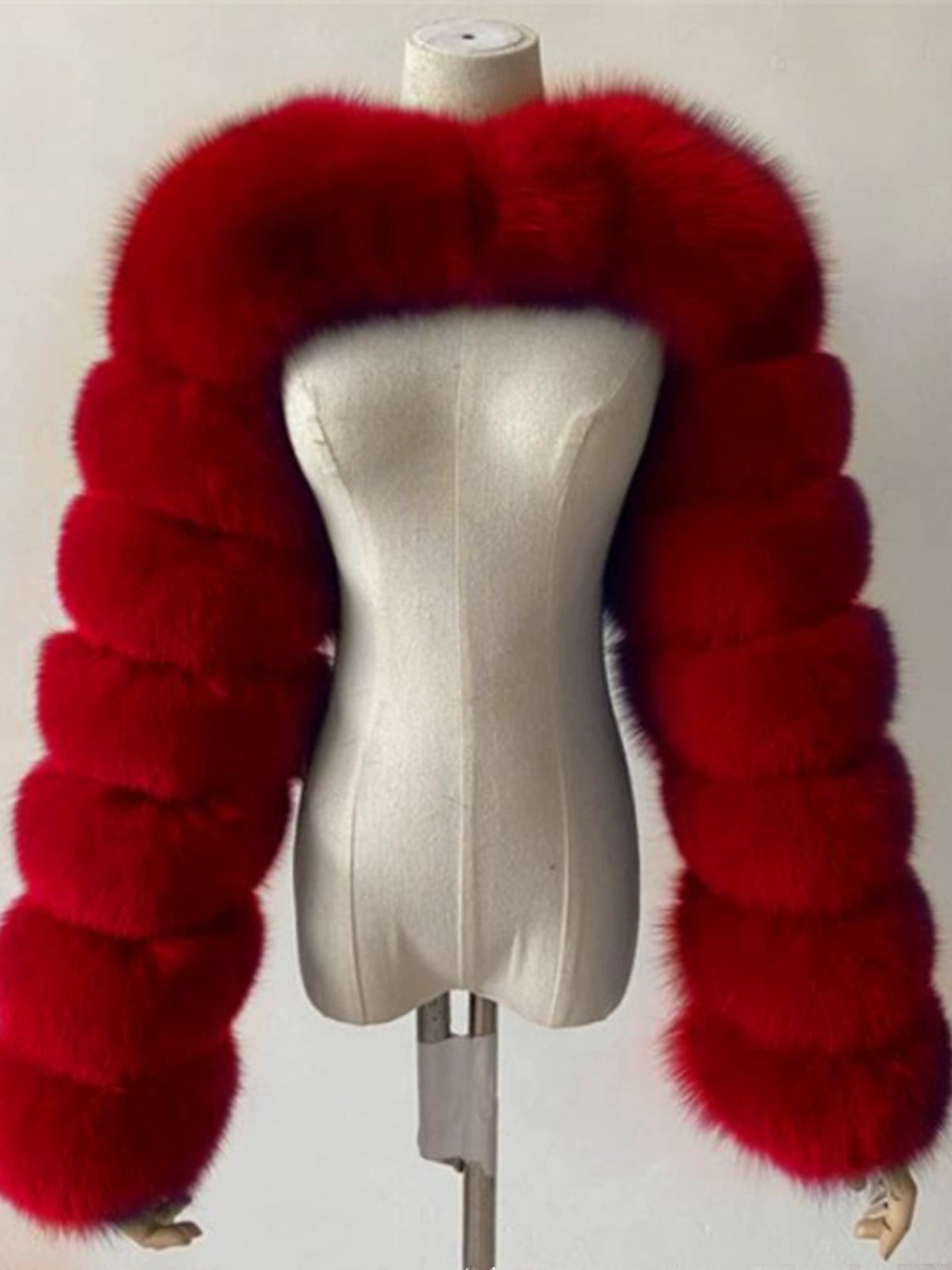 Foreign Cropped Fur Coat