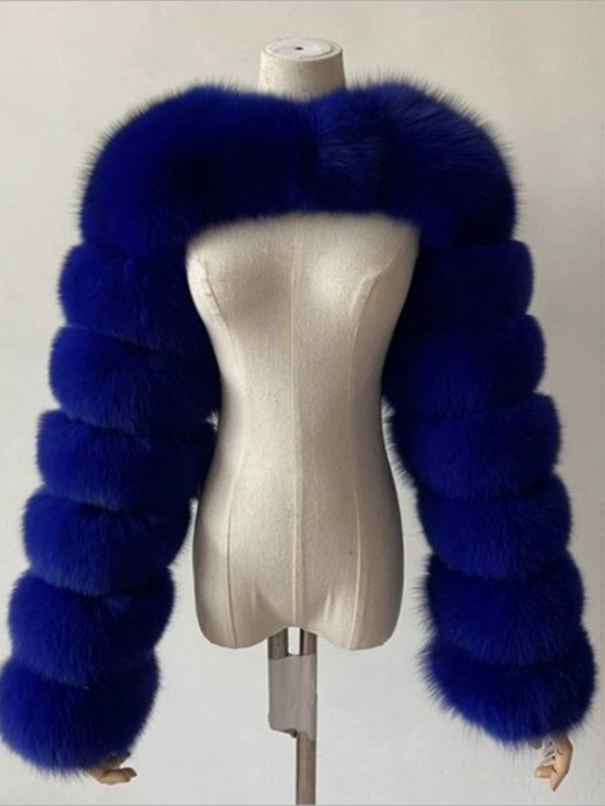 Foreign Cropped Fur Coat