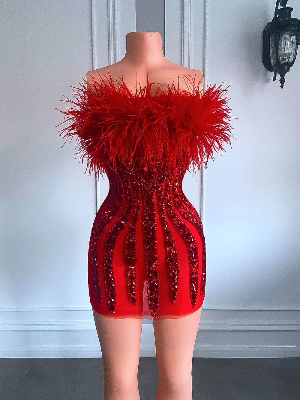 Flaming Illusions Dress