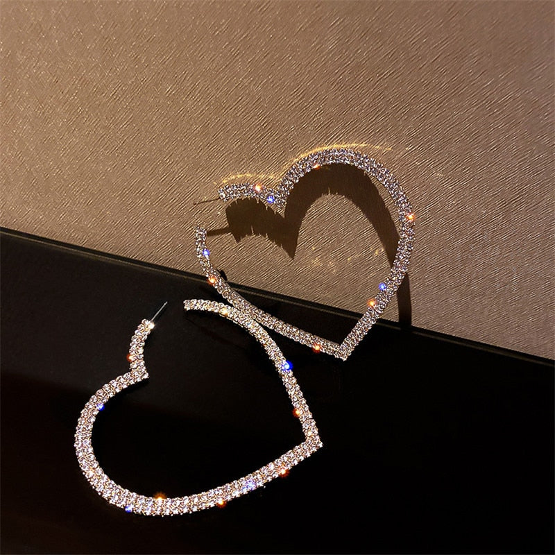 Heart Hoop Earrings