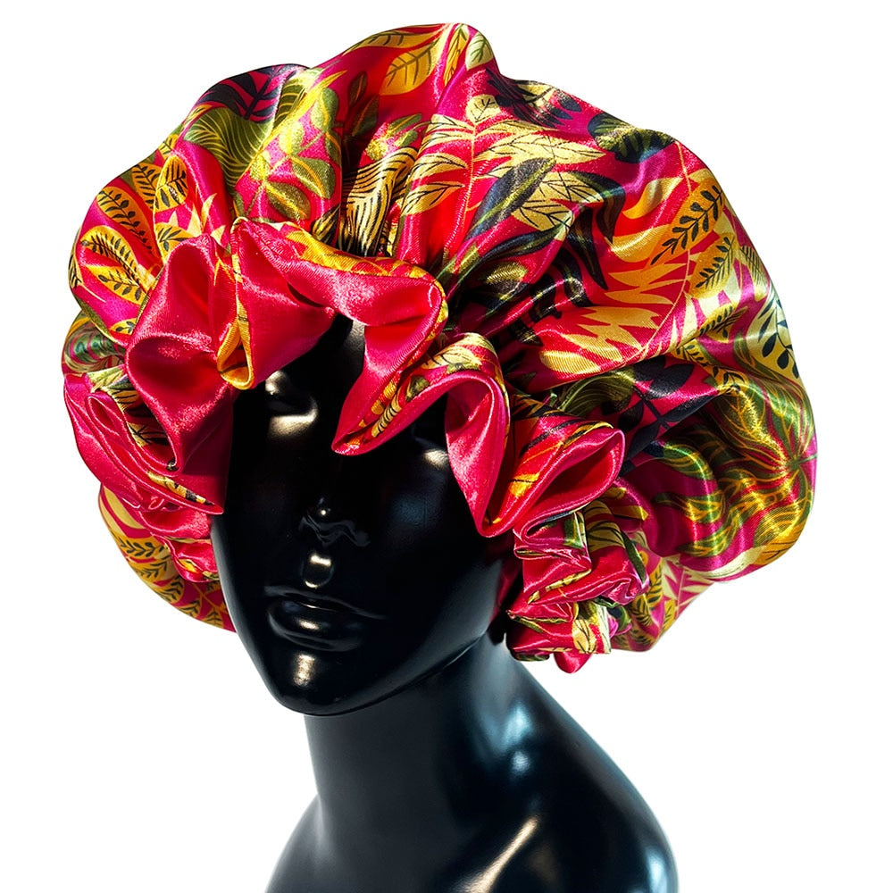 Double Layer Silk Bonnet