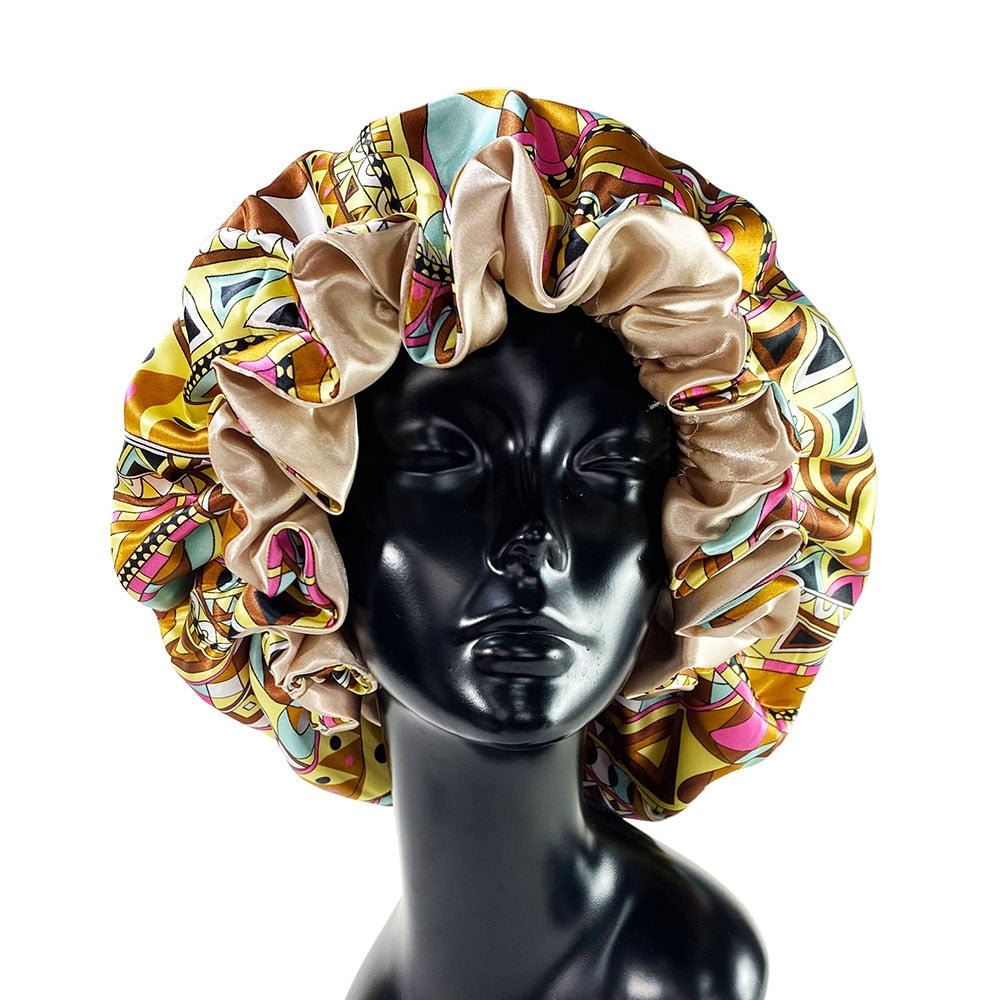 Double Layer Silk Bonnet