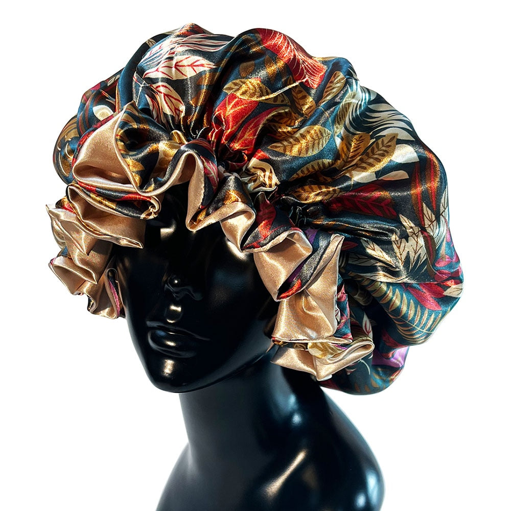 Double Layer Silk Bonnet